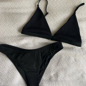 Koana Black Two Piece bathing suit